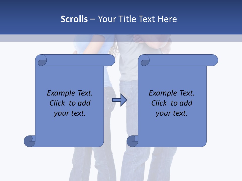 Beauty Isolated Male PowerPoint Template