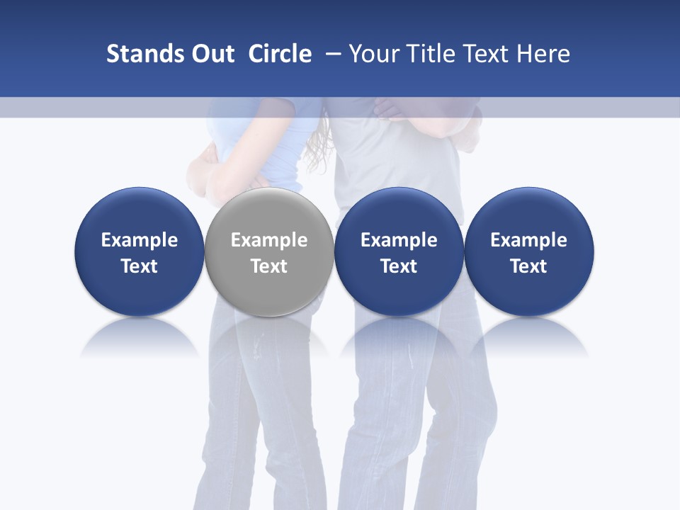 Beauty Isolated Male PowerPoint Template