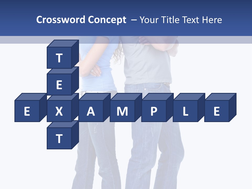 Beauty Isolated Male PowerPoint Template