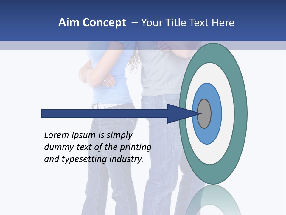 Beauty Isolated Male PowerPoint Template