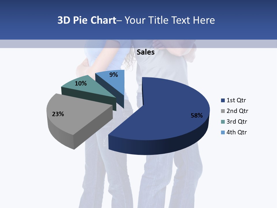 Beauty Isolated Male PowerPoint Template
