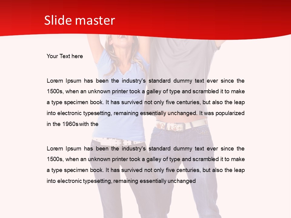 Casual Happiness Joy PowerPoint Template