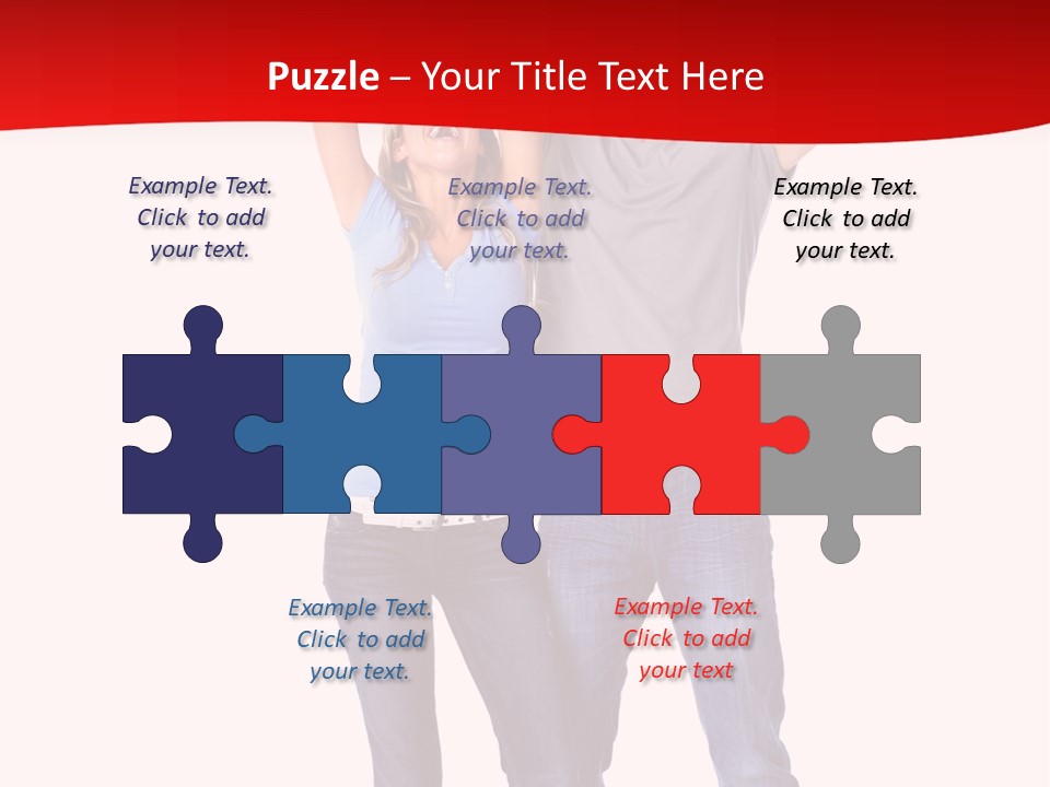 Casual Happiness Joy PowerPoint Template