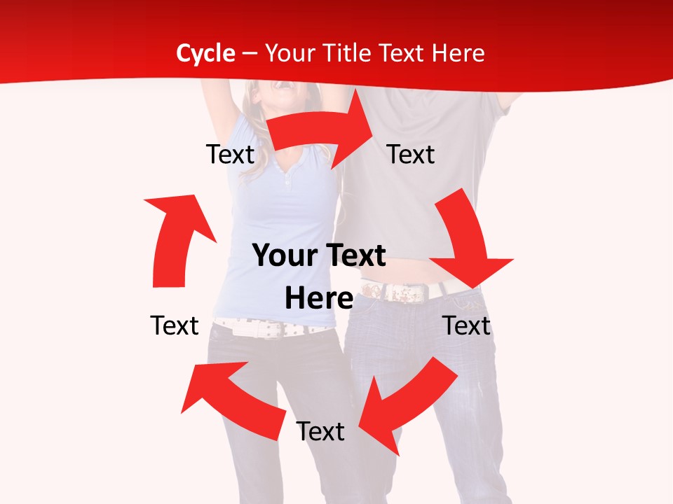 Casual Happiness Joy PowerPoint Template