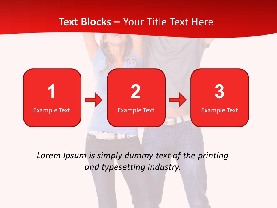 Casual Happiness Joy PowerPoint Template