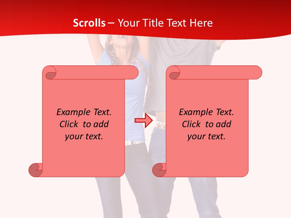 Casual Happiness Joy PowerPoint Template