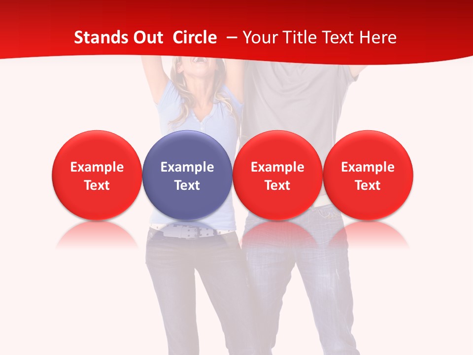 Casual Happiness Joy PowerPoint Template