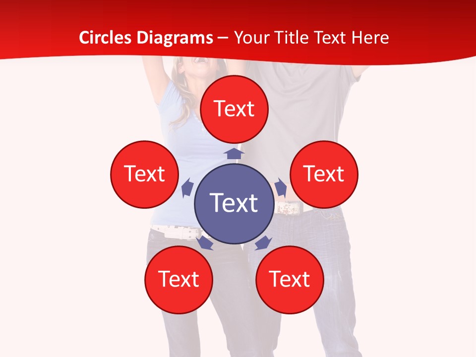 Casual Happiness Joy PowerPoint Template