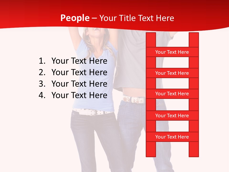 Casual Happiness Joy PowerPoint Template