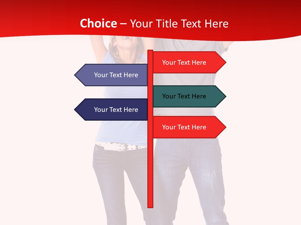 Casual Happiness Joy PowerPoint Template