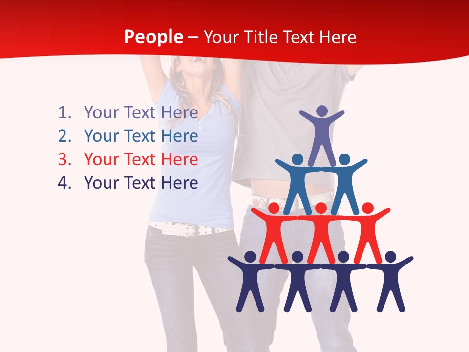 Casual Happiness Joy PowerPoint Template