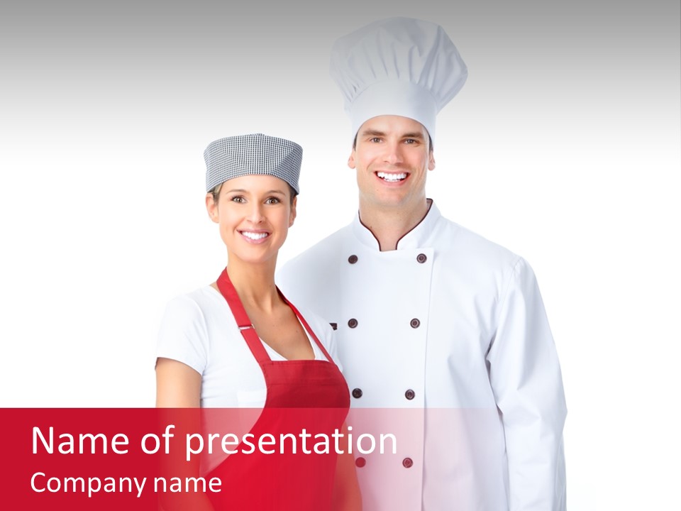 Chef Restaurant Isolated PowerPoint Template