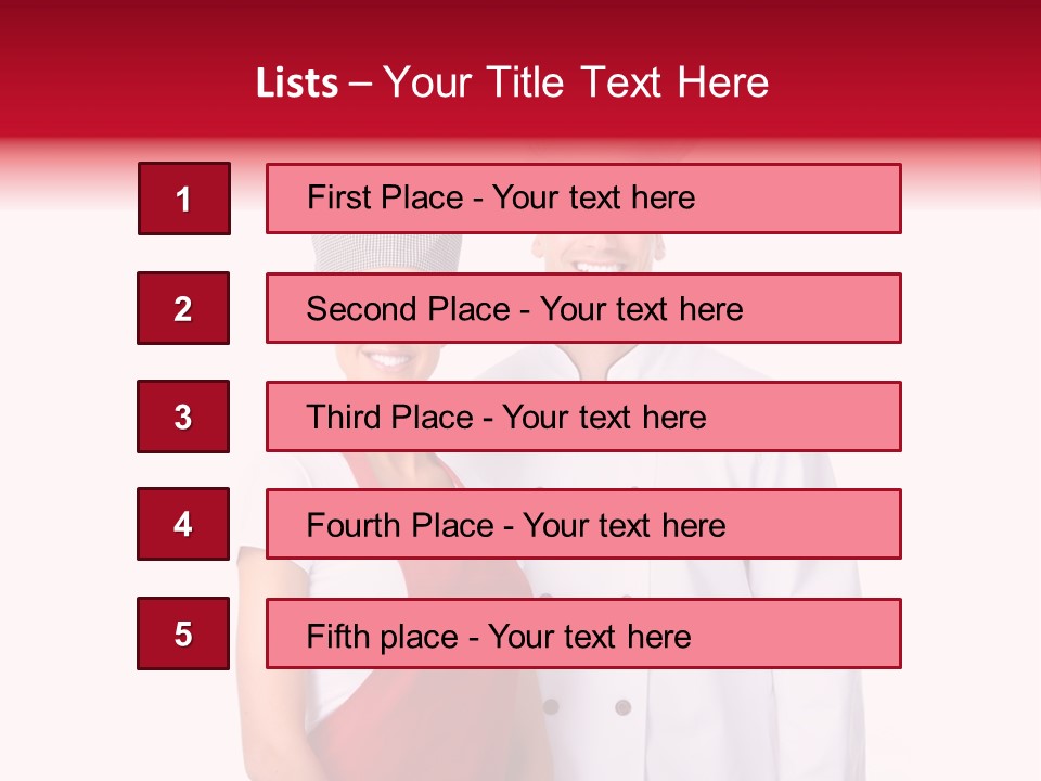 Chef Restaurant Isolated PowerPoint Template