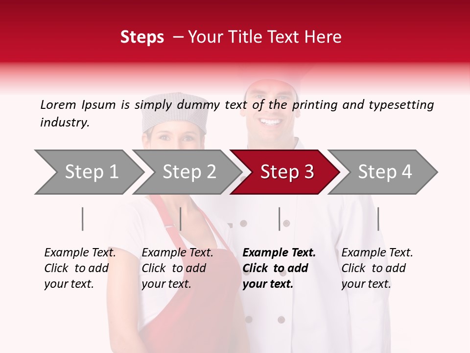 Chef Restaurant Isolated PowerPoint Template