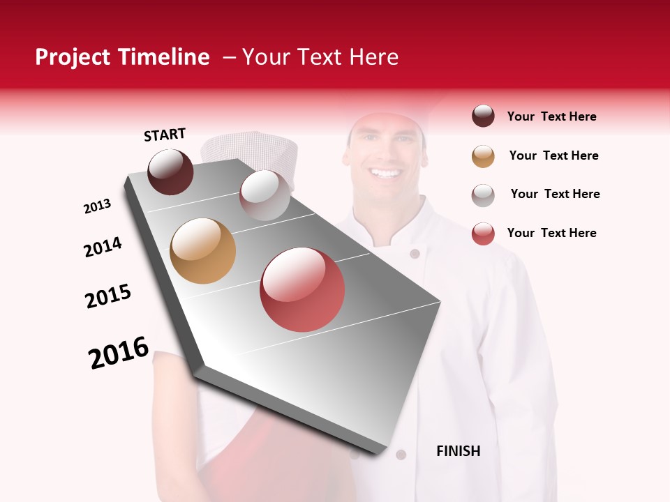 Chef Restaurant Isolated PowerPoint Template
