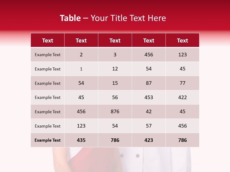 Chef Restaurant Isolated PowerPoint Template