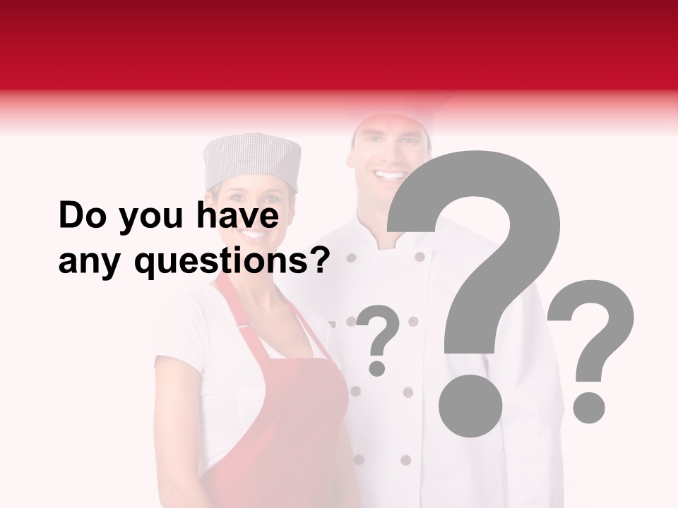 Chef Restaurant Isolated PowerPoint Template