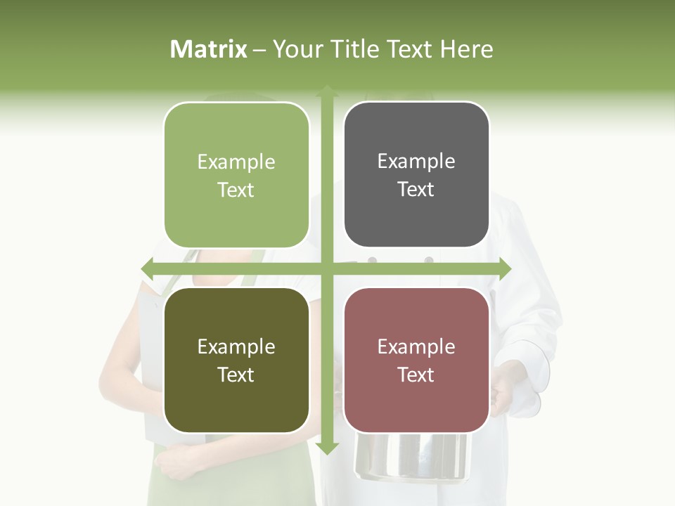 Recipe Girl White PowerPoint Template