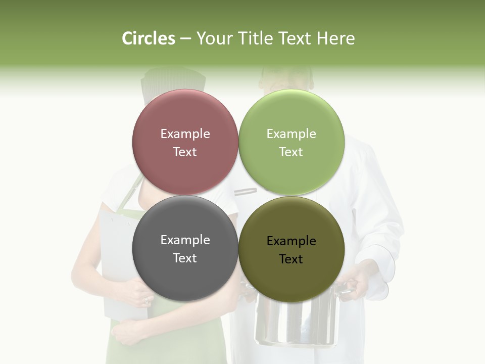 Recipe Girl White PowerPoint Template