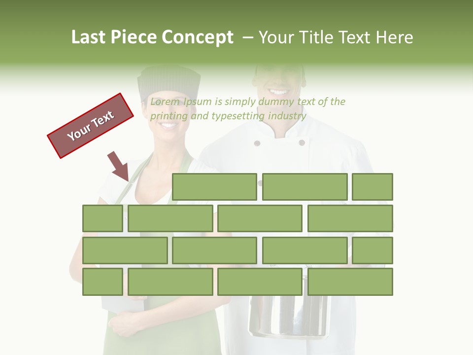 Recipe Girl White PowerPoint Template