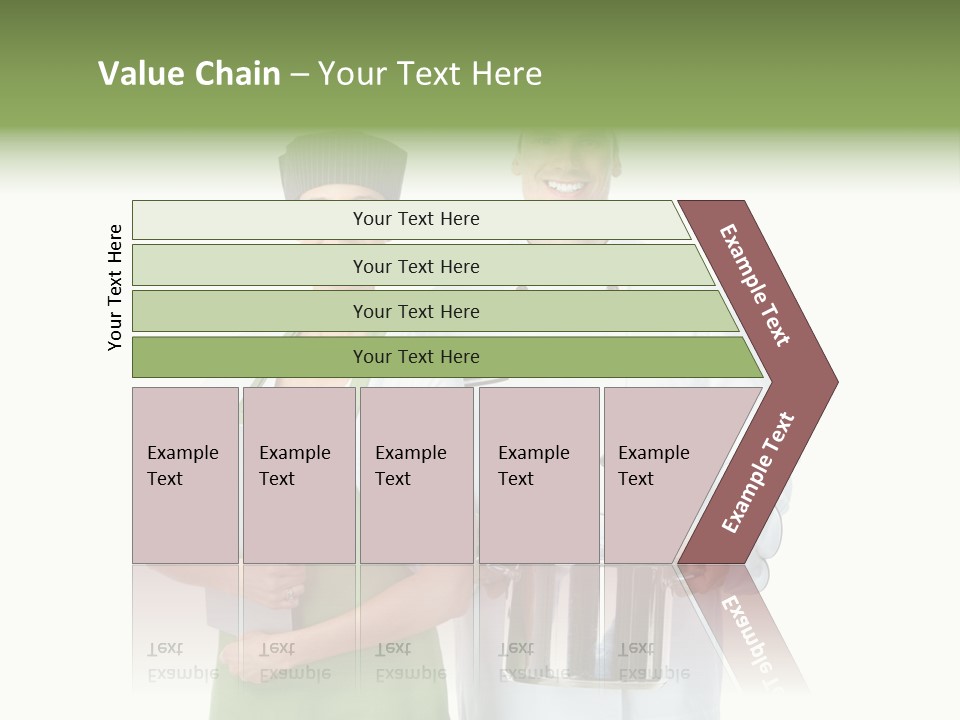 Recipe Girl White PowerPoint Template