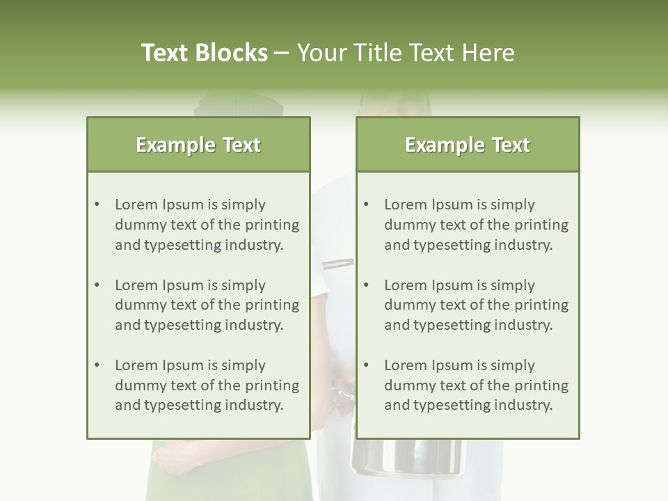 Recipe Girl White PowerPoint Template