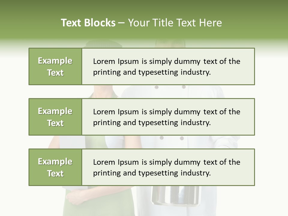 Recipe Girl White PowerPoint Template