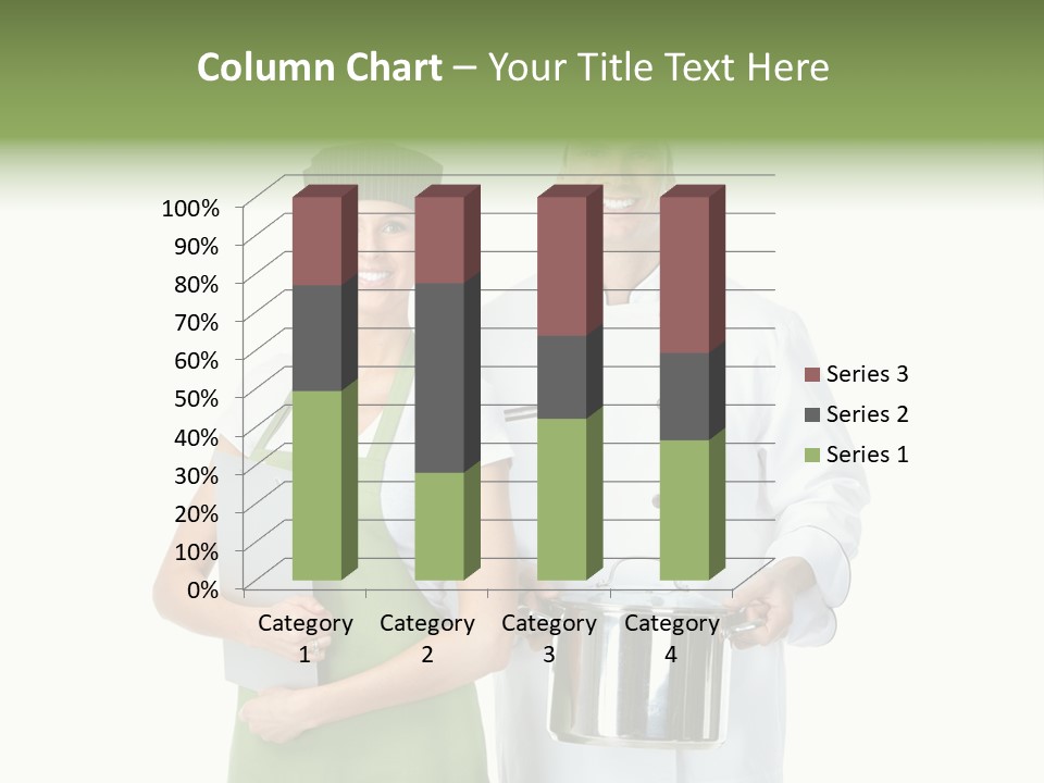 Recipe Girl White PowerPoint Template