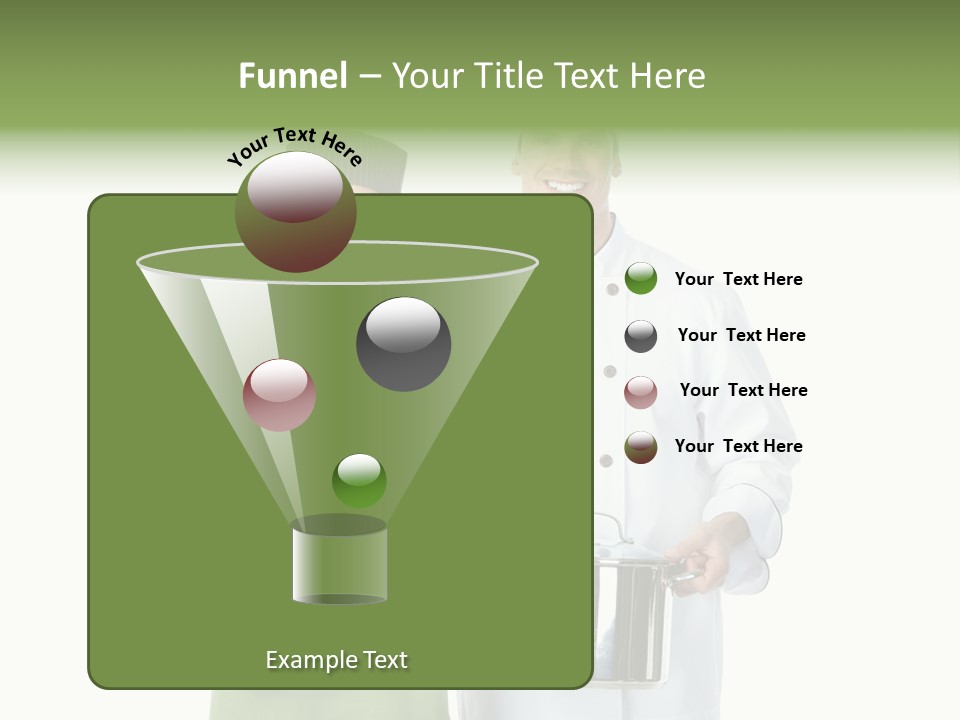 Recipe Girl White PowerPoint Template