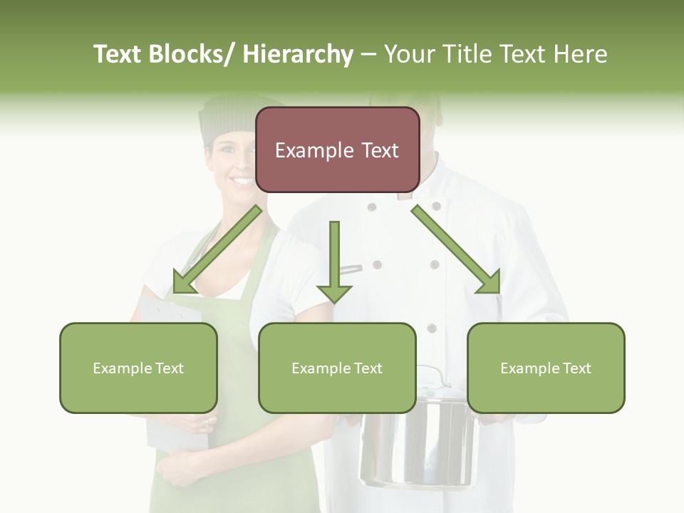 Recipe Girl White PowerPoint Template