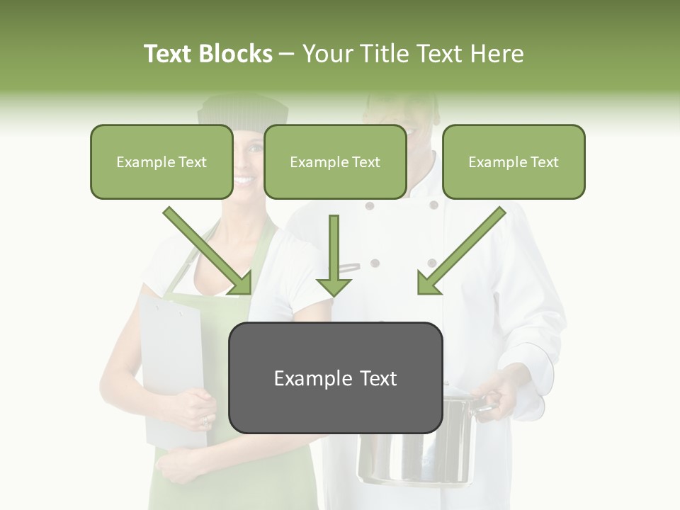 Recipe Girl White PowerPoint Template