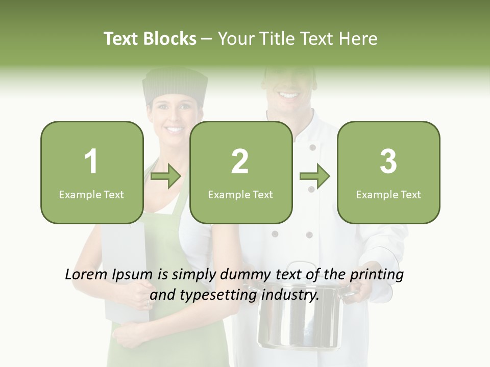 Recipe Girl White PowerPoint Template