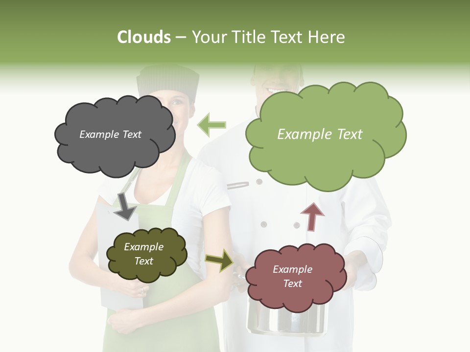 Recipe Girl White PowerPoint Template