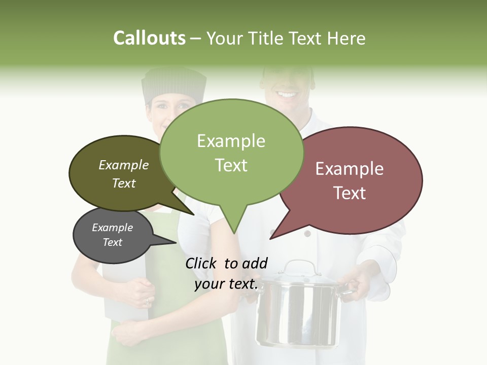 Recipe Girl White PowerPoint Template