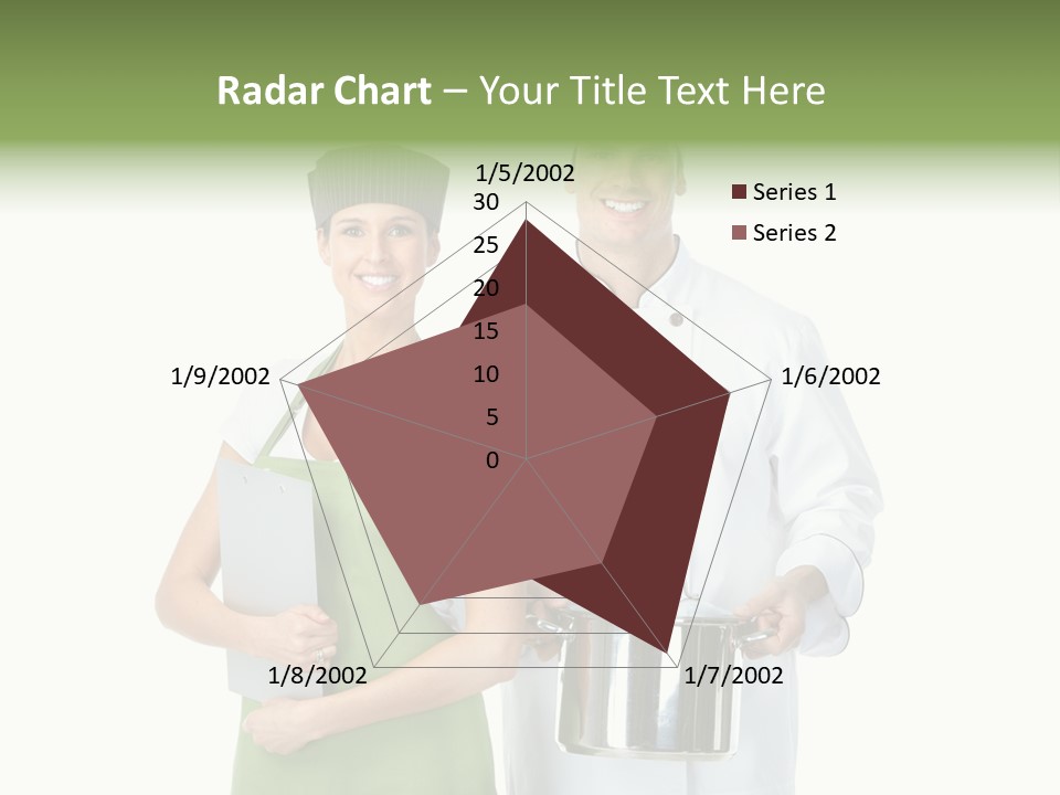 Recipe Girl White PowerPoint Template