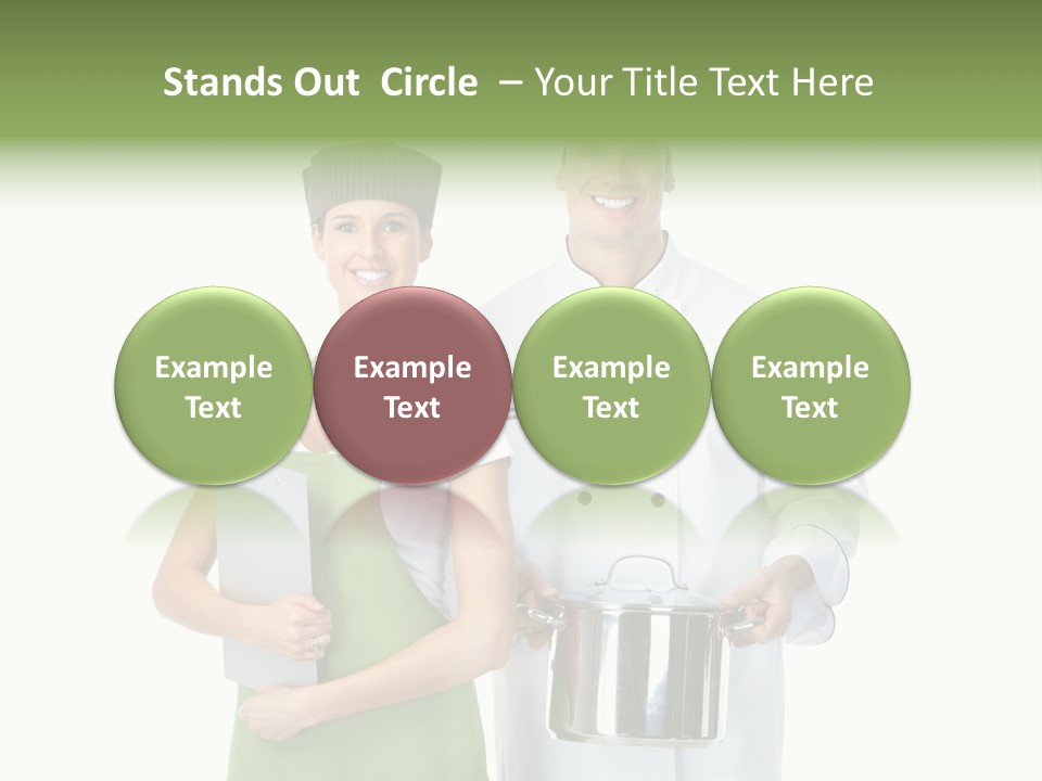 Recipe Girl White PowerPoint Template