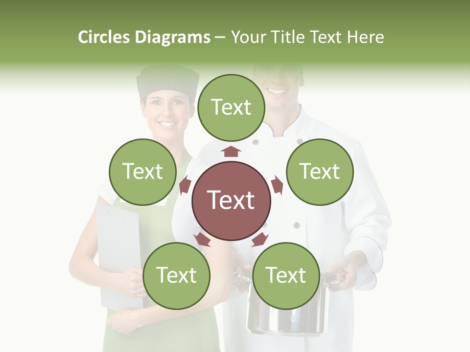 Recipe Girl White PowerPoint Template