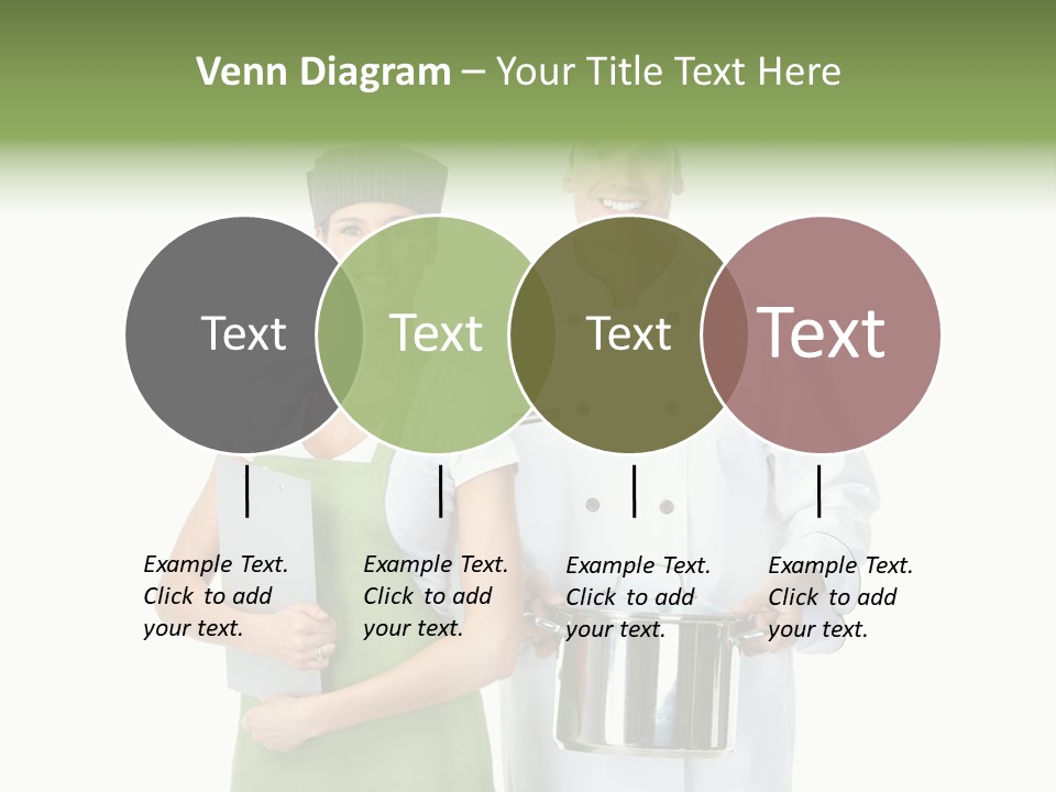 Recipe Girl White PowerPoint Template