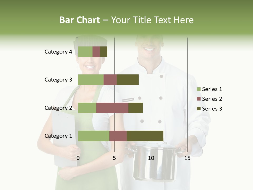 Recipe Girl White PowerPoint Template