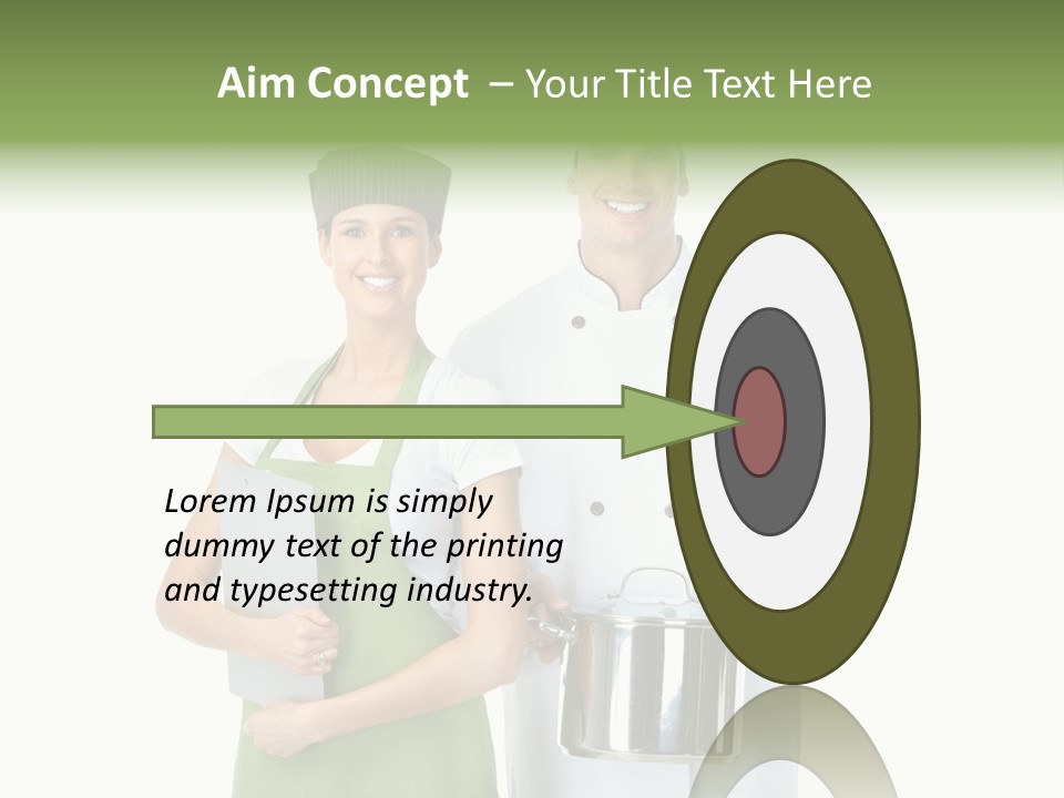 Recipe Girl White PowerPoint Template