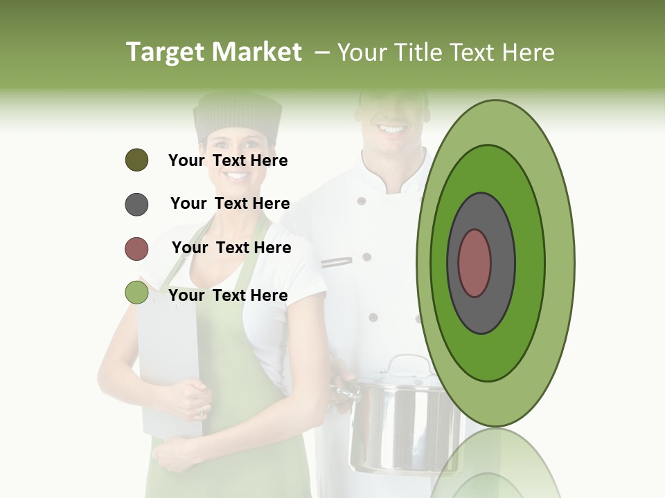 Recipe Girl White PowerPoint Template