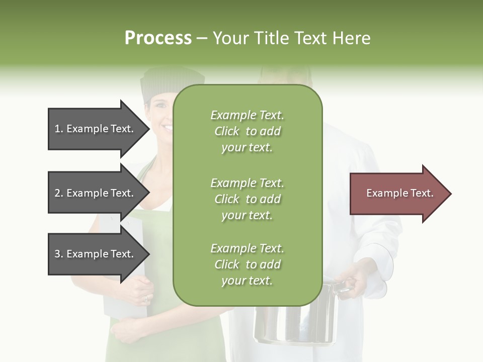 Recipe Girl White PowerPoint Template