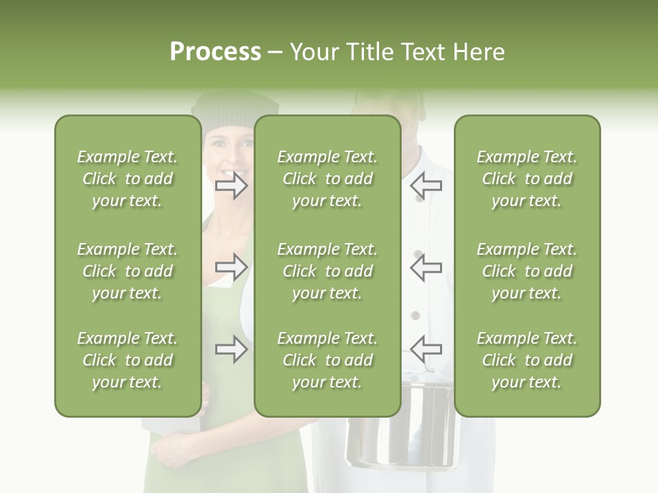 Recipe Girl White PowerPoint Template