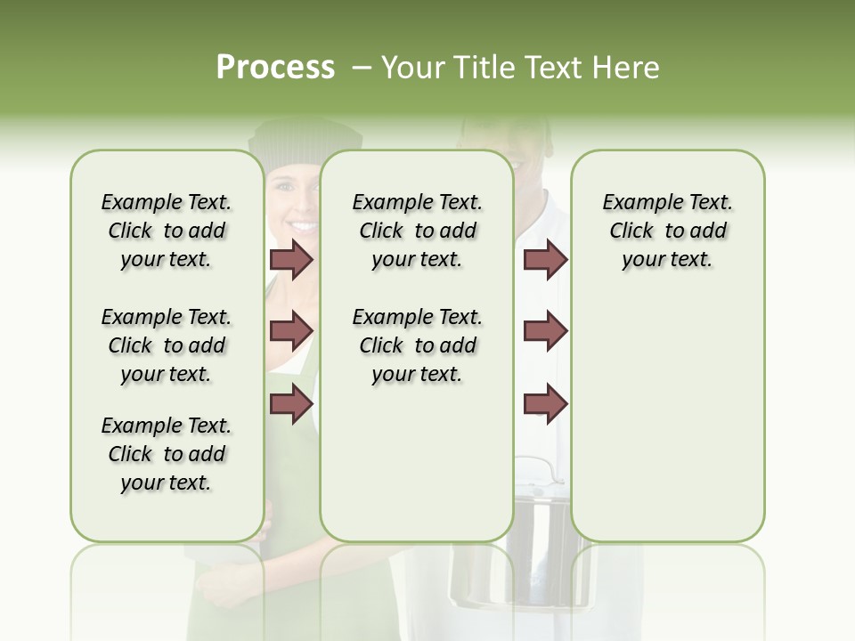 Recipe Girl White PowerPoint Template