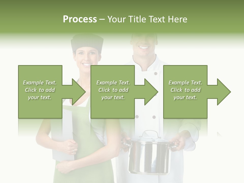 Recipe Girl White PowerPoint Template