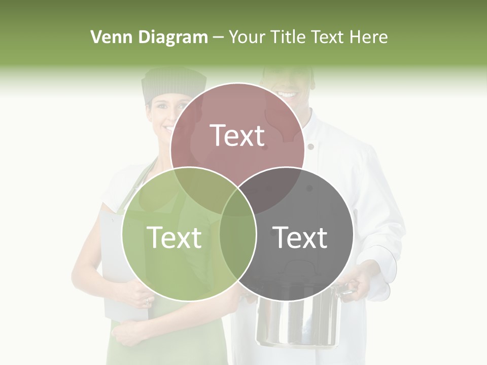 Recipe Girl White PowerPoint Template