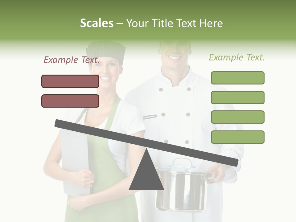 Recipe Girl White PowerPoint Template