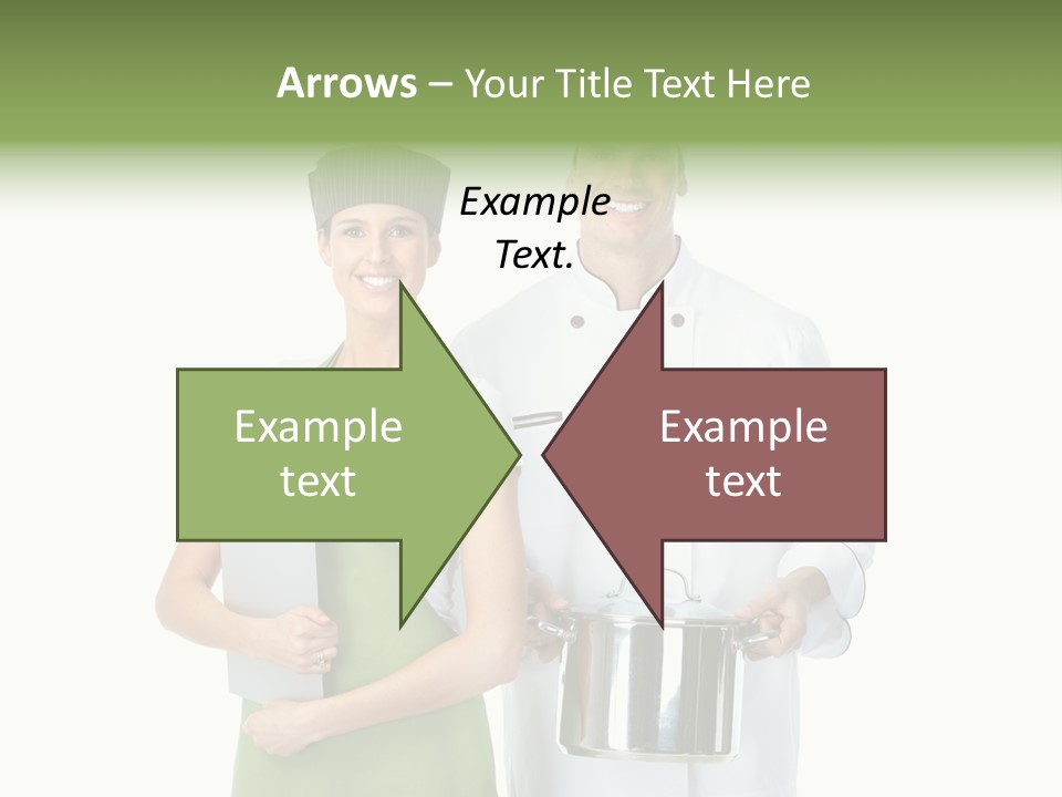 Recipe Girl White PowerPoint Template