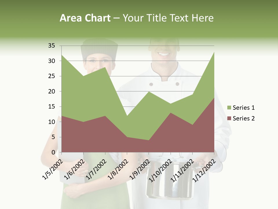 Recipe Girl White PowerPoint Template