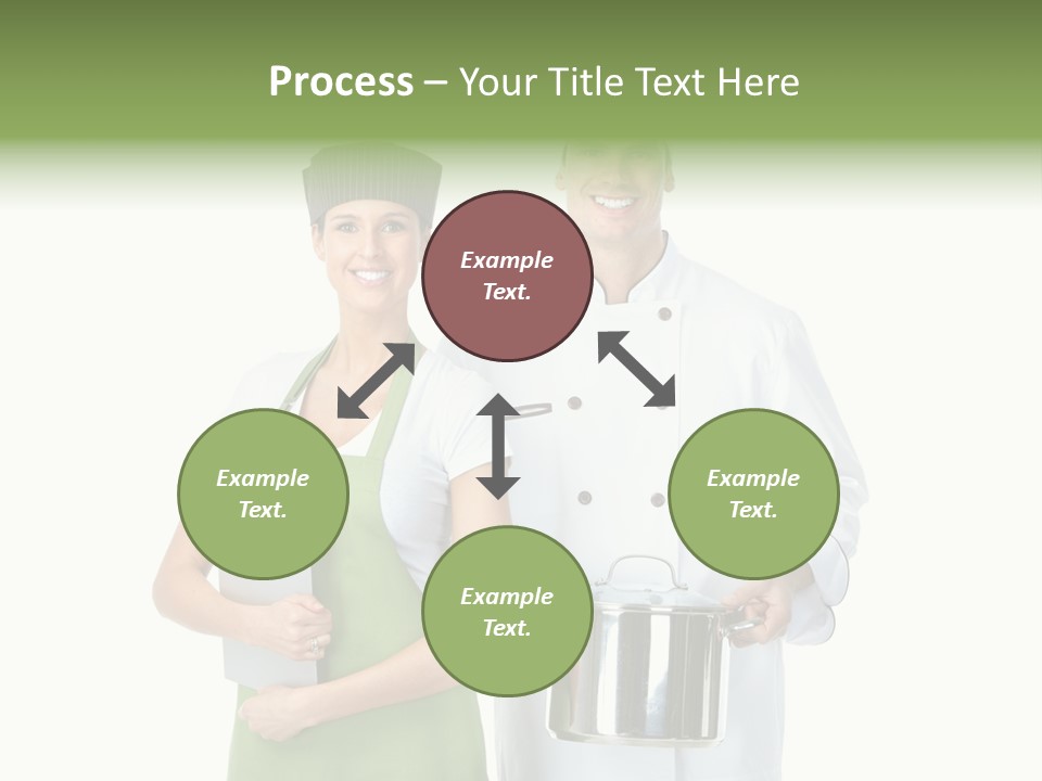 Recipe Girl White PowerPoint Template